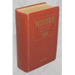 Wisden Cricketers' Almanack 1948. Original hardback. Minor wear to head and base of spine paper,
