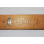 Australian tour of England 1926. 'Gunn & Moore. The Autograph' cricket bat signed to face in ink