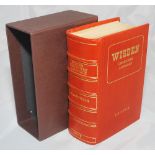 Wisden Cricketers' Almanack 2008. 145th edition. De luxe full leather bound limited edition