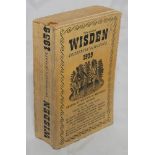 Wisden Cricketers' Almanack 1939. 76th edition. Original limp cloth covers. Minor bowing to spine,