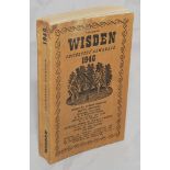 Wisden Cricketers' Almanack 1946. 83rd edition. Original limp cloth covers. Staining to the top