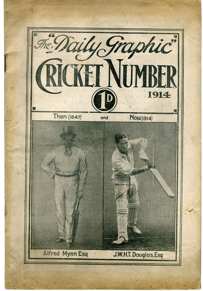 'The Daily Graphic. Cricket Number 1914'. Original complete edition of the Cricket Number for