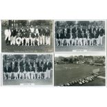 Sussex C.C.C. teams, players and grounds. Sepia real photograph postcard of the 1936 Sussex team