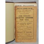 Wisden Cricketers' Almanack 1899. 36th edition. Original paper wrappers, bound in dark brown boards,