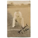 Arthur Dolphin. Yorkshire & England 1905-1927. Sepia real photograph postcard of Dolphin, full