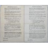 Barrie John Meyer. Gloucestershire 1957-1971. A collection of original typed contracts issued by