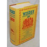 Wisden Cricketers' Almanack 1969. Original hardback with dustwrapper. Minor faults to dustwrapper