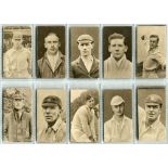 'Famous Cricketers'. R.&J. Hill 1923. Full set of forty cards in good condition. Also nineteen