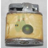 Ten pin bowling. Original 'Royal Star Automatic lighter' with scenes of ten pin bowling to both