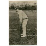 Lord Hawke. Yorkshire, Cambridge University & England 1881-1911. Mono real photograph postcard of