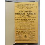 Wisden Cricketers' Almanack 1932. 69th edition. Bound in blue boards complete with original wrappers