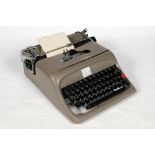 John Arlott. The original grey Olivetti Studio 44 manual typewriter, previously owned by John