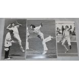 Test and County cricket photographs 1970s/1990s. A selection of over one hundred and sixty