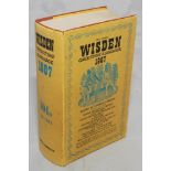 Wisden Cricketers' Almanack 1967. Original hardback with dustwrapper. Some age toning and soiling to