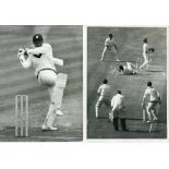 West Indies tours to England 1957, 1960 and 1973. Three mono press photographs including John