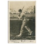 Victor Thomas Trumper. New South Wales & Australia 1894-1914. Mono real photograph postcard of