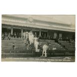 'Sussex v India Hove 1911. Indian team entering the field for first day's play'. Mono real