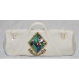 Cricket bag. Medium crested china cricket bag with colour emblem for 'Wendover' with rare and