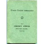 'Illinois Cricket Annual for 1940 (With Rugby Appendix)'. 6th year of publication. Published by K.A.