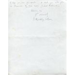 Evelyn Rockley Wilson. Cambridge University, Yorkshire & England 1899-1923. Four page handwritten