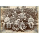 Kent C.C.C. 'Amateurs' 1900. Early official mono photograph of the Kent amateur players seated and