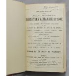 Wisden Cricketers' Almanack 1903 & 1904. 40th and 41st editions. The two editions bounds as one,