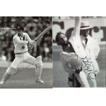 Australia Test cricketers 1950s-2000s. Eleven copy mono and colour photographs of Australia Test