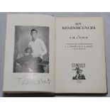 'My Reminiscences'. S.M.J. Woods. London 1925. Signature in ink of Woods, 'the famous Somerset