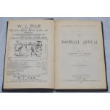 'The Football Annual'. 1886 and 1887, nineteenth and twentieth years of publication. Edited by