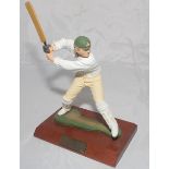 Victor Trumper. New South Wales & Australia. Large cold-cast figure of Trumper in classic batting