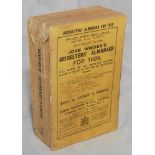 Wisden Cricketers' Almanack 1925. 62nd edition. Original paper wrappers. Breaking to spine block,