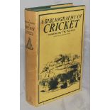 'A Bibliography of Cricket'. E.W. Padwick. London 1977. First Edition with dustwrapper. Only 750