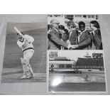 Test and County cricket photographs 1960s/1980s. A selection of over one hundred and seventy