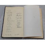 'M.C.C. 1787-1937'. The Times Publishing Company. London 1937. Very nicely signed to the front end