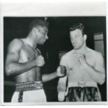 Brian London v Floyd Patterson 1958. Original mono press photograph assumed to have been taken at