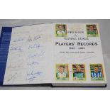 'The PFA Premier & Football League Players' Records 1946-2005'. Barry J. Hugman, London 2005.
