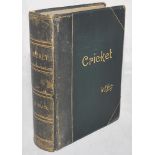 'Cricket'. W.G. Grace. Bristol 1891. Leather bound limited edition, top edge gilt, other edges