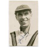 James Morton 'Jim' Sims. Middlesex & England 1929-1953. Original mono postcard size press photograph