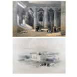 After: David Roberts, Scottish (1796-1864) Two (2) Lithographs Signed in the Plate. Includes: "