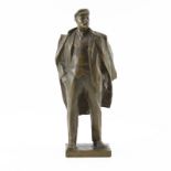 Bronze Sculpture of Lenin. Unsigned. Good condition. Measures 12" H. Shipping $58.00 (estimate $