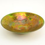 Beatrice Wood, American (1893-1998) Iridescent glazed earthenware bowl. Signed BEATO. Good