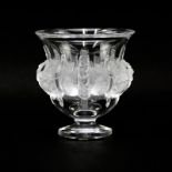 Lalique Crystal "Dampierre" Vase. Signed. Good condition. Measures 5" H. Shipping $44.00 (