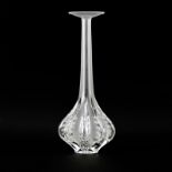 Lalique Crystal "Claude" Vase. Signed. Good condition. Measures 3-1/4" H. Shipping $58.00 (