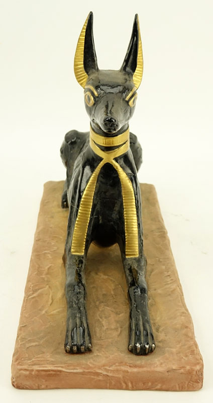 Boehm Porcelain "Egyptian God Anubis" Limited Edition From "Treasures Of Tutankhamen Collection" - Image 2 of 9