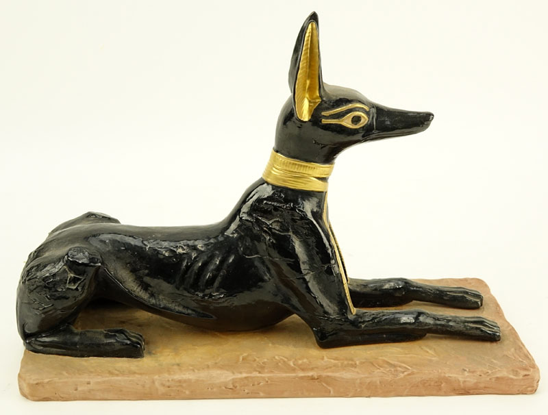 Boehm Porcelain "Egyptian God Anubis" Limited Edition From "Treasures Of Tutankhamen Collection" - Image 3 of 9