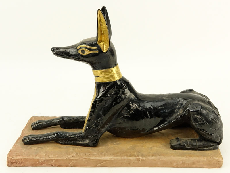 Boehm Porcelain "Egyptian God Anubis" Limited Edition From "Treasures Of Tutankhamen Collection" - Image 7 of 9