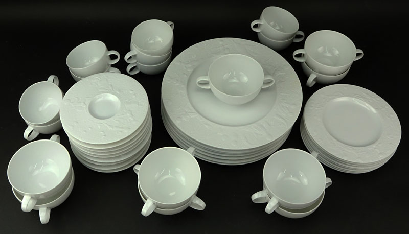 Forty Five (45) Piece Rosenthal - Continental Magic Flute Bjorn Winblad Porcelain Dinner Service. - Image 2 of 6