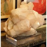 Possibly Minas Gerais, Brazil Massive 212 Lbs. Natural Rock Quartz Crystal Mineral Specimen on
