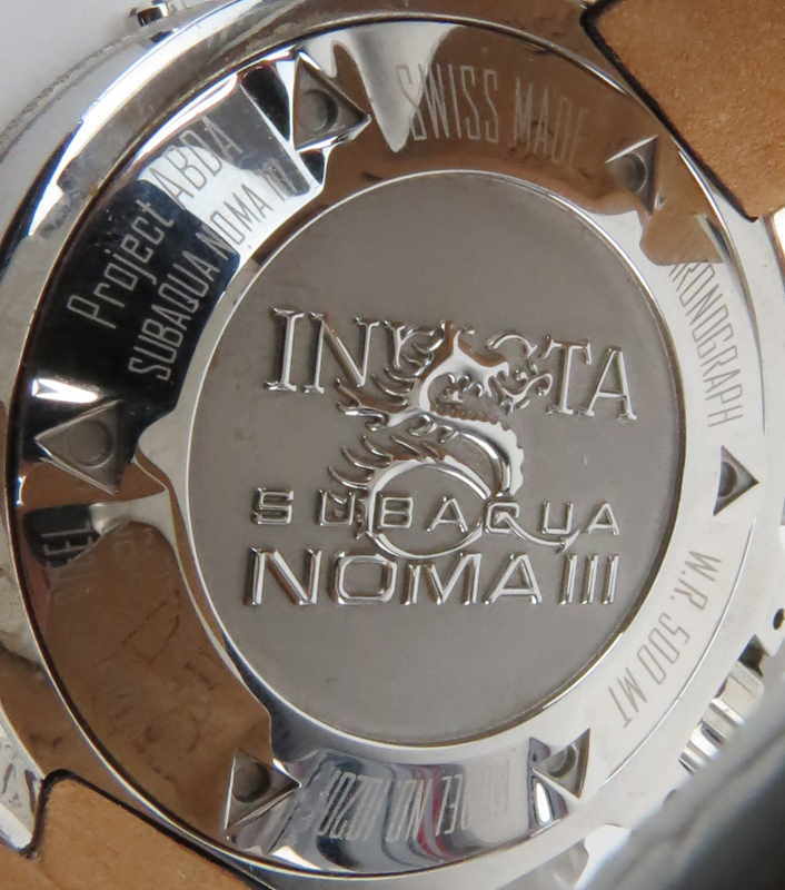 Three (3) Men's Invicta Watches. Includes: Subaqua NOMA lll Stainless Steel Chronograph Strap Watch, - Image 3 of 4