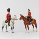 Two (2) Beswick England Porcelain Figurines. Includes: H.M. Queen Elizabeth II and HRH The Duke of